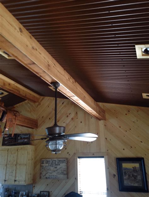 corrugated metal ceiling sheets|decorating with corrugated metal interior.